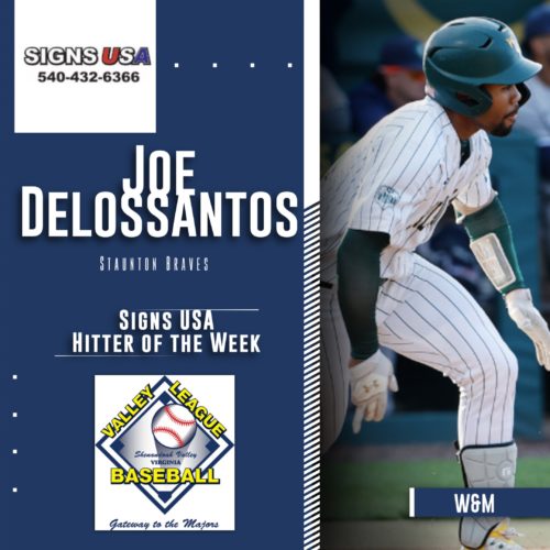 Delossantos Named USA Signs Hitter Of The Week Valley League Baseball delossantos-named-usa-signs-hitter-of-the-week-valley-league-baseball