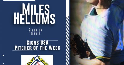 Hellums Named USA Signs Pitcher of the Week