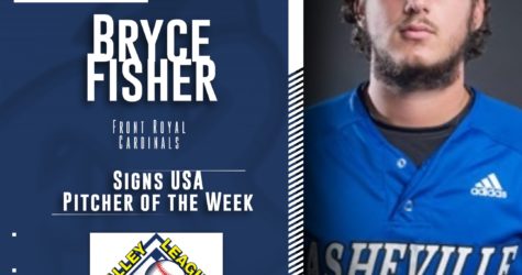Fisher Named USA Signs Pitcher of the Week