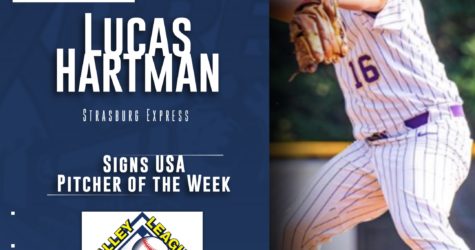 Hartman Named USA Signs Pitcher of the Week