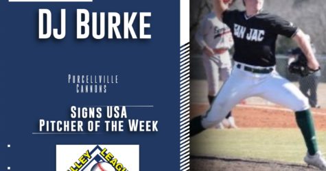 Burke Named USA Signs Pitcher of the Week