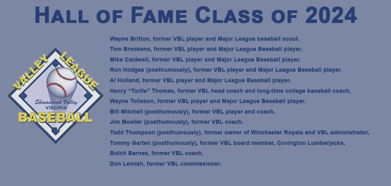 VBL Announces 2024 Hall of Fame Class
