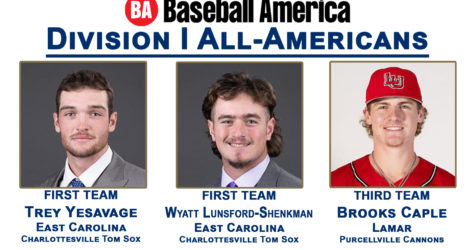 Three Former VBL Players on Baseball America All-American Team