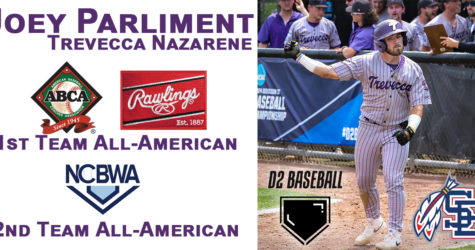 Former Braves Player Joey Parliment Named D2 All-American