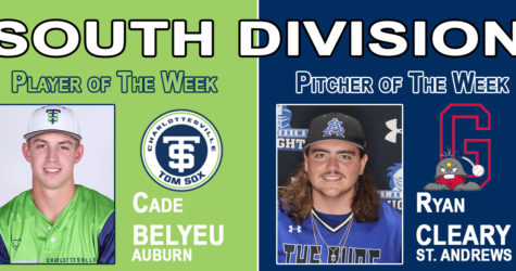 Belyeu, Cleary Earn South Division Honors in Week 1