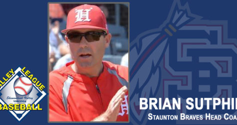 Sutphin Selected To Coach Staunton Braves