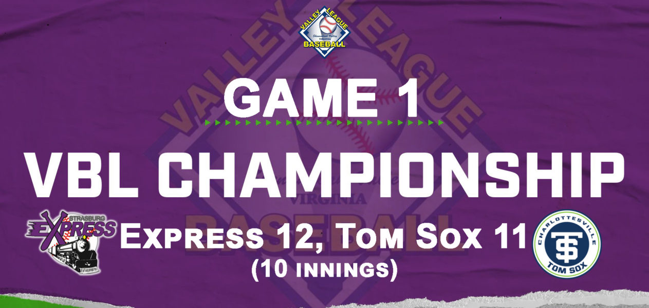 Express Win Game 1 In 10 Innings, 12-11