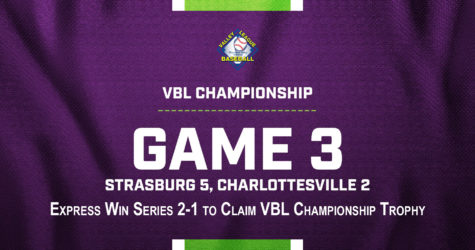 Strasburg Wins Valley Baseball League Title